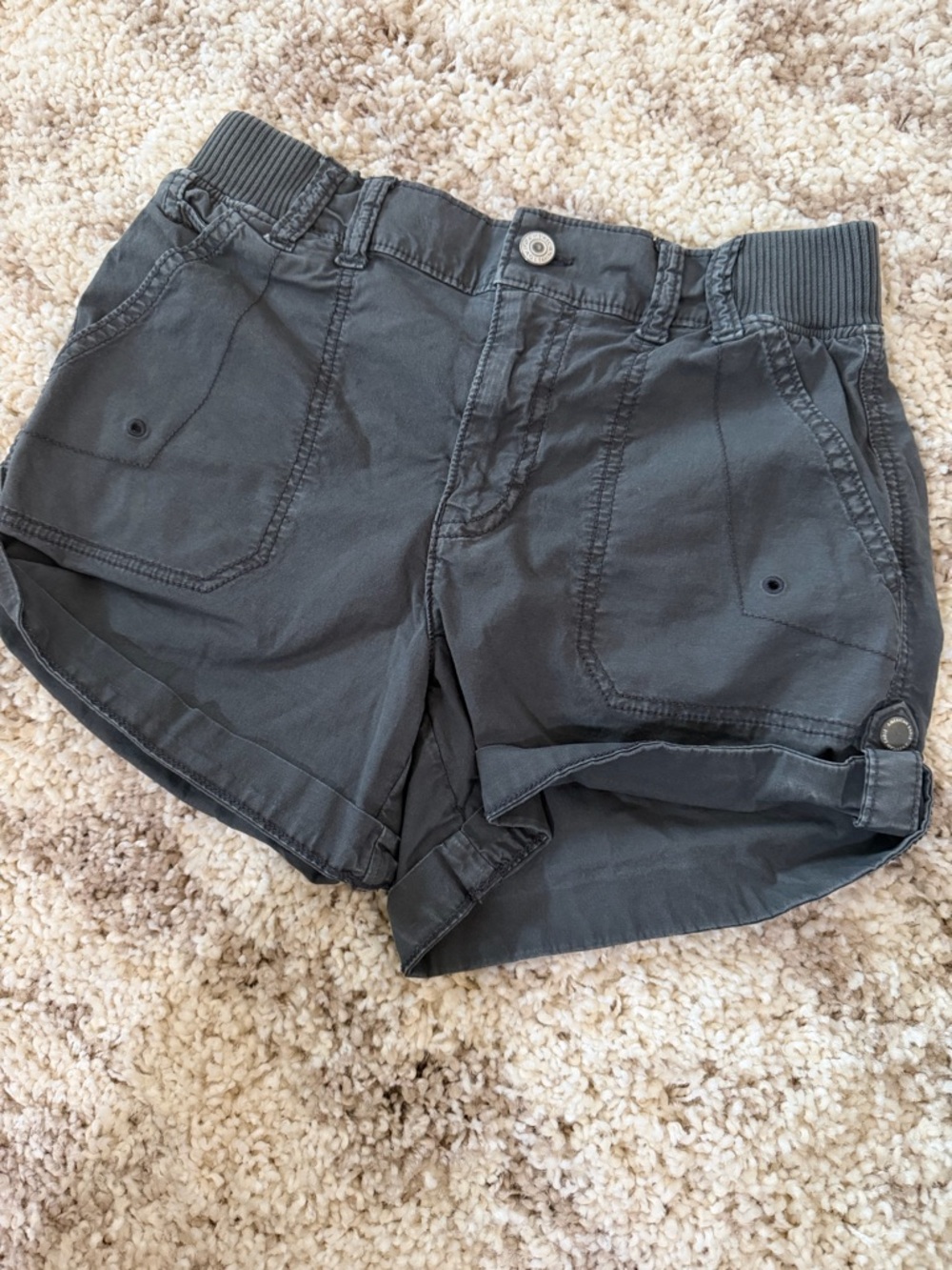 American Eagle Outfitters Charcoal Cargo Shorts